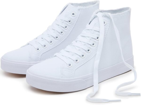Unisex Canvas High top Sneakers Women's Classic Fashion High Tops Canvas Shoes Casual Tennis Shoes for Men