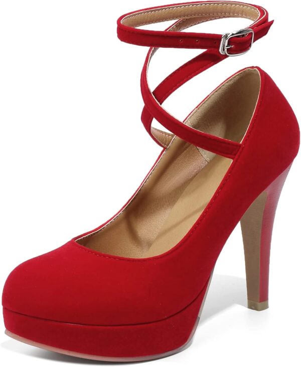 Fashion Vintage Womens Small Bowtie Platform Pumps Ladies Sexy High Heeled Shoes