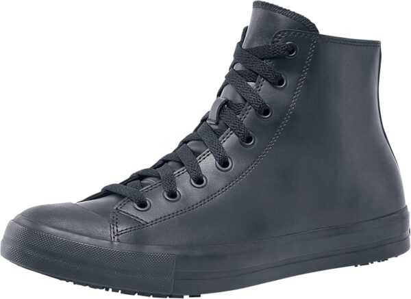 Shoes for , Men's, Women's, Unisex, Slip Resistant, High Top Work Sneakers, Leather or Canvas Size 10