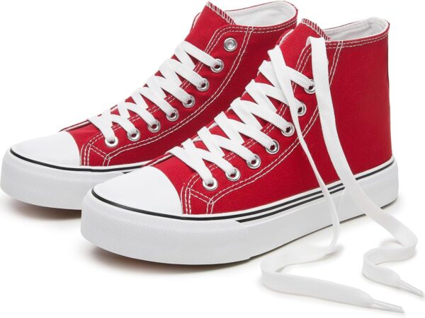 Unisex Fashion High top Sneakers Womens Classic High Tops Canvas Shoes Casual Tennis Shoes for Men