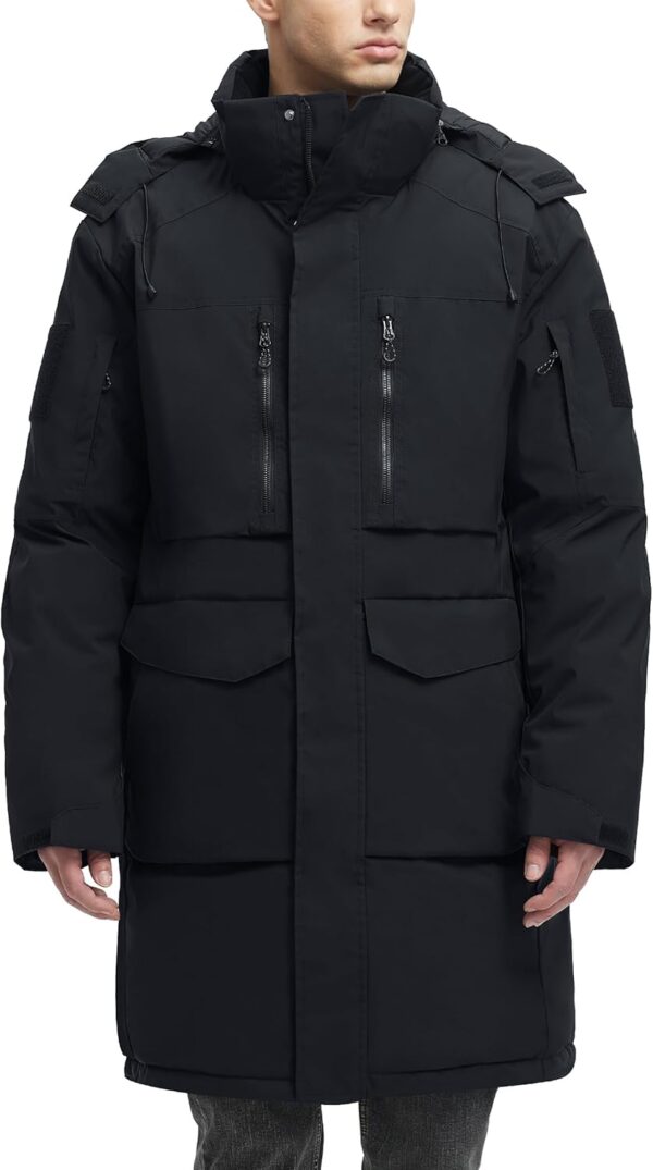 Winter Coats For Men Winter Jackets Water Resistant Warm Thicken Parka Puffer Coat Long Down Jacket
